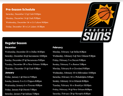 Download as svg vector, transparent png, eps or psd. Printable Phoenix Suns Schedule For 2020 21 And Tv Schedule Printerfriend Ly