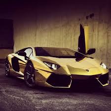 Gold Lamborghini Aventador Autos Autos Lujosos Autos Deportivos