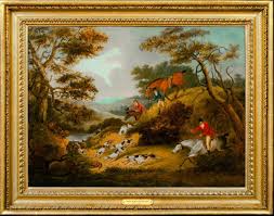 Fox Hunt Scene Fox Hounds ...