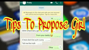 What do you think about this? Tips To Propose Girl On Chat Whatsapp Chats With Crush Girl 2020 Best Trick Youtube