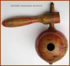 British Victorian Wood Humming Top Whistle Museum Spinning Top Wood Turning Wooden Tops