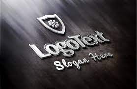 Elegant Metallic Logo Mockup Psd Graphicsfuel Free Logo Mockup Free Logo Psd Free Logo Mockup Psd