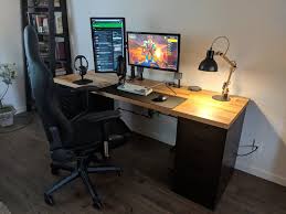 I See All Your Karlby And Alex Combos And Raise You A Karbly And Alex Combo Battlestations Gaming Computer Desk Ikea Computer Desk Corner Gaming Desk