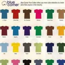 Blue Corner T Shirt Round Neck Available All Color Medium