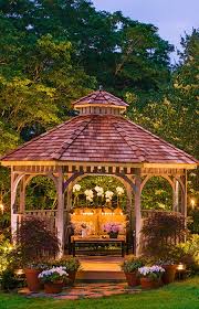 Backyard gazebo ideas with lights. Diy Projects And Ideas Backyard Gazebo Gazebo Design Gazebo Lighting