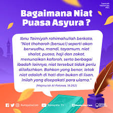 Baiknya puasa saja tiga hari, yaitu 9, 10, dan 11 muharram. Facebook