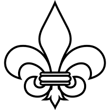 Fleur De Lis Wedding Clip Art In 2020 Fleur De Lis Coloring Pages Art