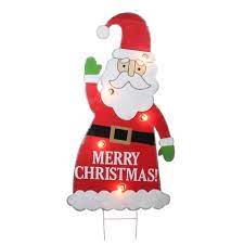 Product features lighted outdoor santa decoration. Roman 3 Red And White Lighted Santa Claus Merry Christmas Outdoor Decoration Target