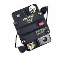 Hi-Amp Circuit Breaker, 80 Amp, Manual & Switchable Reset ...