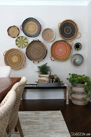 Colorful Basket Gallery Wall African Baskets Wall Basket Wall Decor Decor