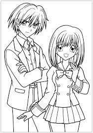 That is why some people call them stress relief coloring books for grown ups or zen coloring pages for adults. 20 Free Printable Anime Coloring Pages Everfreecoloring Com