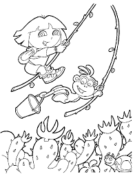 Free printable dora the explorer coloring pages. Dora Backpack Coloring Page Coloring Home