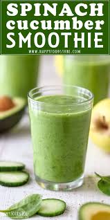 Spinach Cucumber Smoothie Happy Foods Tube Recipe Veggie Smoothie Recipes Smoothie Recipes Healthy Veggie Smoothies