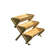 Eden Waterfall Garden Table Rsi 3tr 37 The Home Depot Garden Table Wood Raised Garden Bed Garden Beds