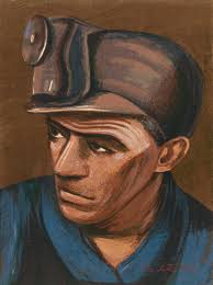 Miner Joe, 1942 by Elizabeth Olds