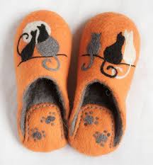 felted wool slippers cat lovers gift cats women s shoes slippers felted wool slippers wool slippers wool felt