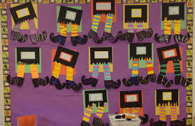 Witchy Poo Witch Shoes October Bulletin Board October Bulletin Boards Bulletin Board Decor School Art Projects