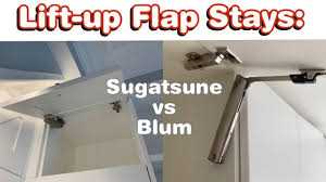Sugatsune lid stay 105 degree open kasten: Flap Hardware Sugatsune Vs Blum Youtube