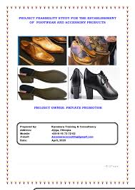 Our shoes are unique with this combination of proven and innovative. Pdf Project Feasibility Study For The Establishment Of Footwear And Accessory Products