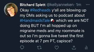 We did not find results for: Red All Over A Handmaid S Tale Podcast This Is Poppin Off In About 20 Minutes Don T Say Your Fun Dad Never Gave You Anything Facebook