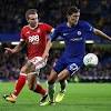 I weekenden startede andreas christensen på banen for 50. 1