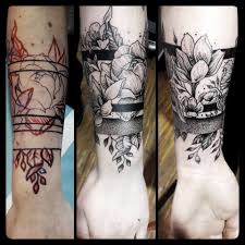 French Artist Cuff Tattoo Flower Tattoo Designs Tattoos