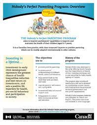 Find out more > nourish families. Overview Nobody S Perfect Parenting Program Canada Ca