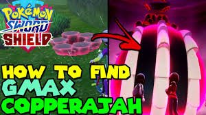 How to find GIGANTAMAX COPPERAJAH RAID in Pokemon Sword & Shield - Gmax  Copperajah Location - YouTube
