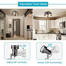 A minimal flush mount light is an unobtrusive choice. Buy Flush Mount Industrial Track Lighting Fixture Depuley 4 Light Square Ceiling Spot Lights Modern Directional Led Ceiling Light For Kitchen Bedroom Living Room Warm Light 3w Bulbs Incl Online In Indonesia B0875lmtmc