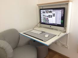 Wall Secretary Flatbox Made Of Ikea Method Pc Schrank Schreibtische Fur Kleine Raume Hausburo Schreibtische