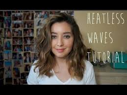 Another popular and effective way to get no heat curls for your short hair is with pin curls. Heatless Wavy Hair Short Hair Waves Wavy Hair Overnight Wavy Hairstyles Tutorial