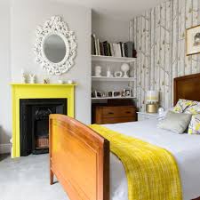 Get inspired with yellow, bedroom ideas and photos for your home refresh or remodel. Bedroom Colour Schemes Colourful Bedrooms Bedroom Colours