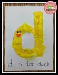 Great for the beginning of the year. The Teaching Zoo Letter Of The Week D Letter D Crafts Preschool Letter Crafts Alphabet Letter Crafts