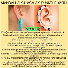 Mandalla Kulaga Akupunktur Yapin Sifabul Kulagin Farkli Noktalarina 20 Saniye Sureyle Mandal Tutturarak Health And Fitness Tips Medical Wellness Health Tips