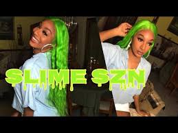Begin at the root of the hair, applying color evenly through to the ends. Lime Green Hair Water Color Method Youtube