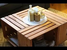 Projects by crates & pallet. Build A Coffee Table Using Crates Furniture Diy Youtube