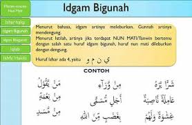 Idgham Bigunah Pengetahuan Qur An Bahasa