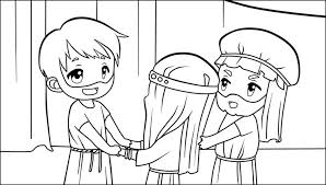 Jacob worked for laban coloring page genesis 19 verses 1 30. Children S Ministry Jacob Esau Leah Rachel