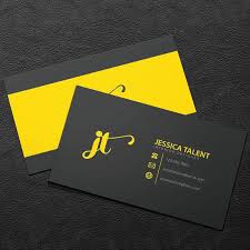 In stark contrast to the centurion card, anyone can apply for the mastercard® black card™ without a special invitiation. Yellow And Black Business Card On Behance