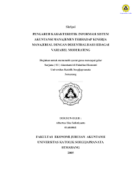 Perlakuan akuntansi untuk aset bersejarah (studi fenomenologi pada pengelolaan candi borobudur). Pdf Skripsi Pengaruh Karakteristik Informasi Sistem Akuntansi Manajemen Terhadap Kinerja Manajerial Dengan Desentralisasi Sebagai Variabel Moderating Benny Surya Academia Edu