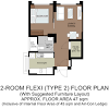 More images for toa payoh ridge floor plan » 1