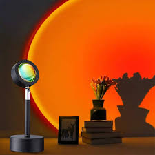 It casts a lovely, calming light and makes whatever. Sunset Lamp Led Table Night Light Projector 180 Degree Rotation Rainbow Projection Lamp Romantic Led Light For Home Living Room Bedroom