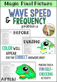 A Worksheet Alternative For Reviewing Manipulation Of The Wave Speed And Frequency Formulas To Find Wave Speed Or Veloci Waves Digital Review Review Activities