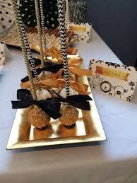 Black And Gold Baby Shower Theme Baby Shower Party Ideas Photo 2 Of 8 White Baby Showers Baby Shower Gold Baby Shower Boy