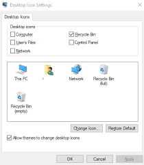 My desktop icons are huge windows 10 upgrade? Windows 10 Change Recycle Bin Icon Technipages