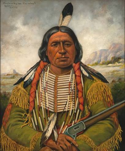 Chief Little Big Man (Oglala Sioux) / Henry H. Cross - Gilcrease Museum  Online Collections