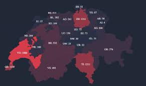 I cantoni della svizzera, in numero di 26, sono gli stati federati che compongono la confederazione svizzera a livello cantonale, e limitatamente ai cantoni di appenzello interno e glarona, persiste. Coronavirus Un Sito Tiene Traccia Del Contagio In Svizzera Laregione