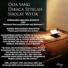 Sholat Witir Kutipan Agama Motivasi Kutipan