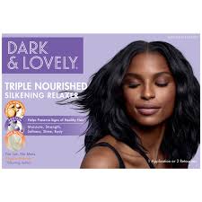 This is due to the fact that african american hair is naturally much drier and kinkier than european hair, which is naturally straight or wavy. Softsheen Carson Dark And Lovely Triple Nourished Hair Relaxer Regular Strength Walmart Com Walmart Com