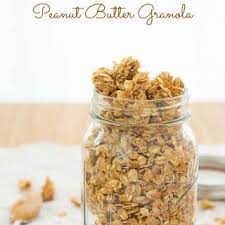 4 Ingredient Peanut Butter Granola Recipe Yummly Recipe Easy Granola Recipe Granola Recipes Easy Granola